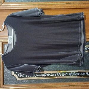Fuzzy grey gemilli Large top